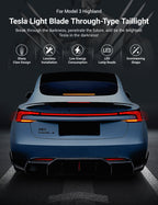 Starlink Full-Width Strip Taillight for Model 3 Highland