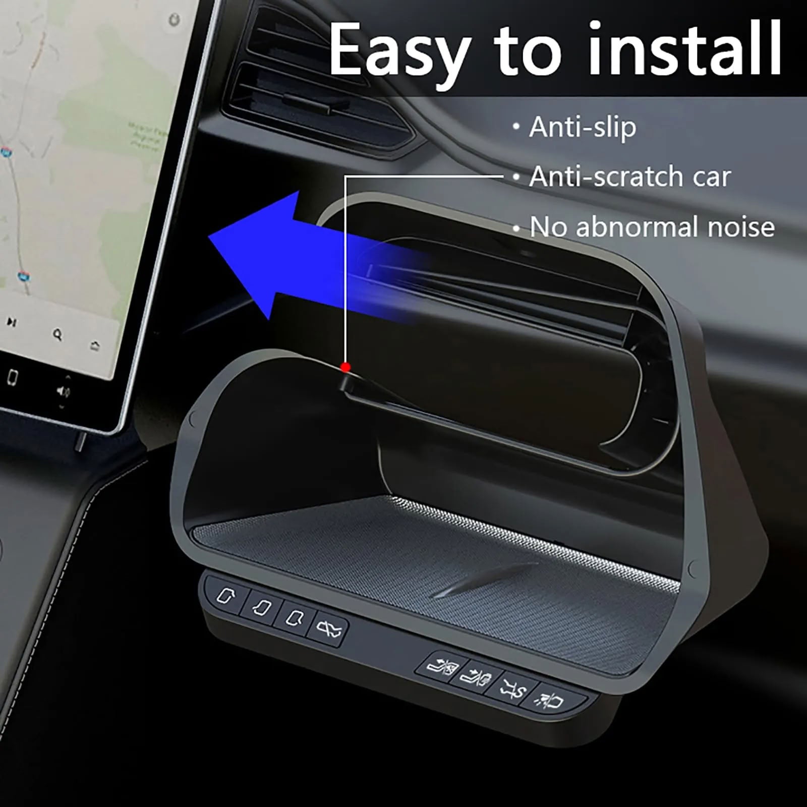 Storage Box Intelligent Control Physical Buttons for Tesla Model 3/Y