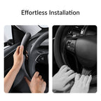 Suede Sport Steering Wheel Cover for Tesla Model 3 Highland / Y Juniper - Teskay