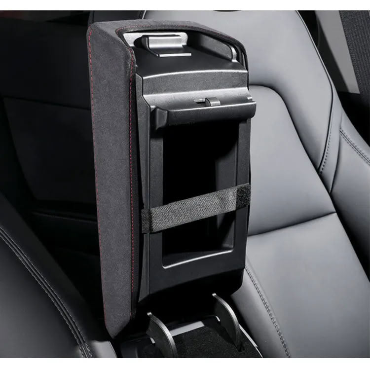 Suede Armrest Cover for Tesla Model 3 (2017-2023.10) / Model Y (2020-2024)-4