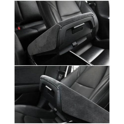Suede Armrest Cover for Tesla Model 3 (2017-2023.10) / Model Y (2020-2024) Suede Model Y（2020-2025.02） Black