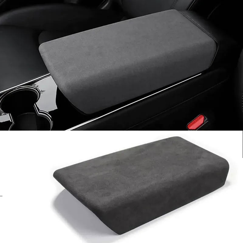 Suede Armrest Cover for Tesla Model 3/Y - Full Protection