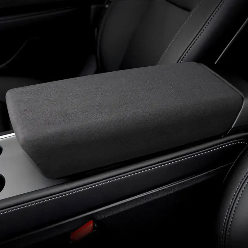 Suede Armrest Cover for Tesla Model 3/Y - Full Protection