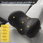 Suede Memory Foam Neck Pillow for Tesla Model 3/Y - Height Adjustable