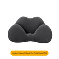 Suede Memory Foam Neck Pillow for Tesla Model 3/Y - Height Adjustable 1 Pc Lumbar Support
