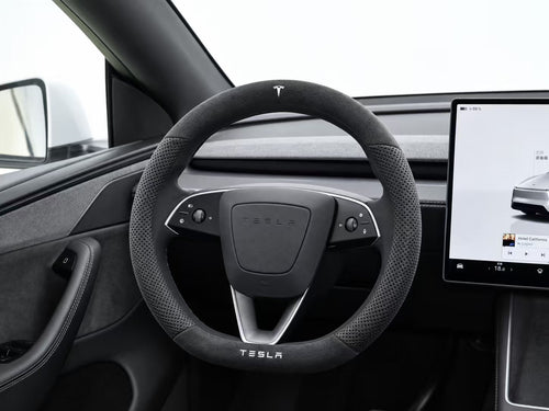 Suede Steering Wheel Cover for Tesla Model 3/Y