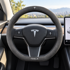 Suede Steering Wheel Cover for Tesla Model 3/Y