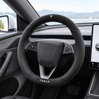 Suede Steering Wheel Cover for Tesla Model 3/Y