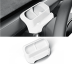 Sunglasses & Phone Holder Organizer for Model Y Juniper/ Model 3 Highland White