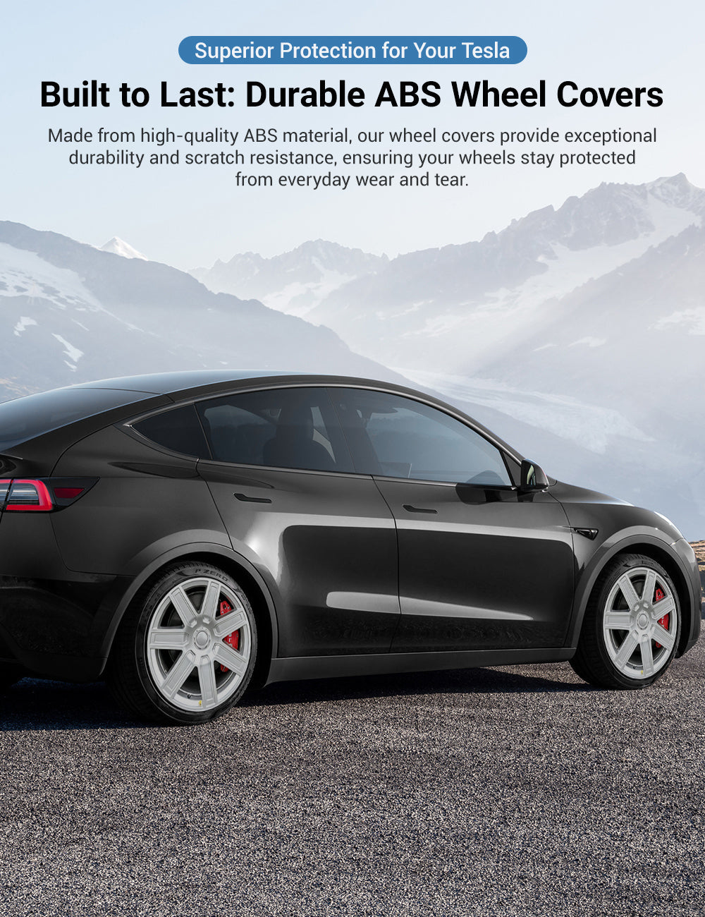 19″ Mecha Style Wheel Covers for Tesla Model Y