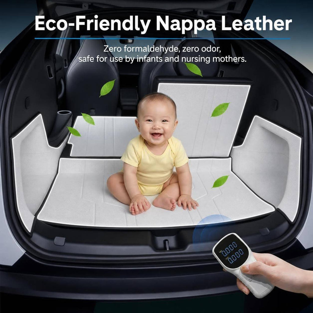 Nappa Leather Trunk Mats for Model YL 6-Seater (5PCS)