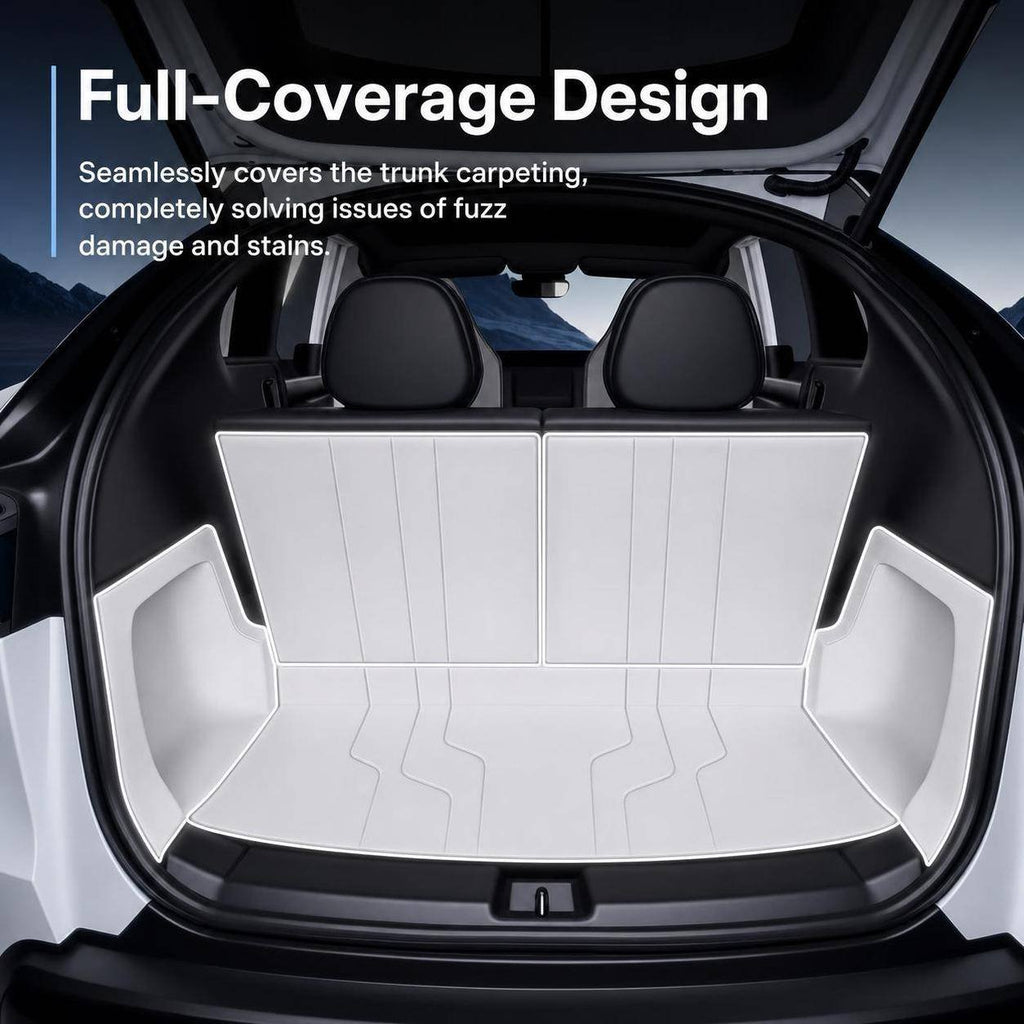 Nappa Leather Trunk Mats for Model YL 6-Seater (5PCS)