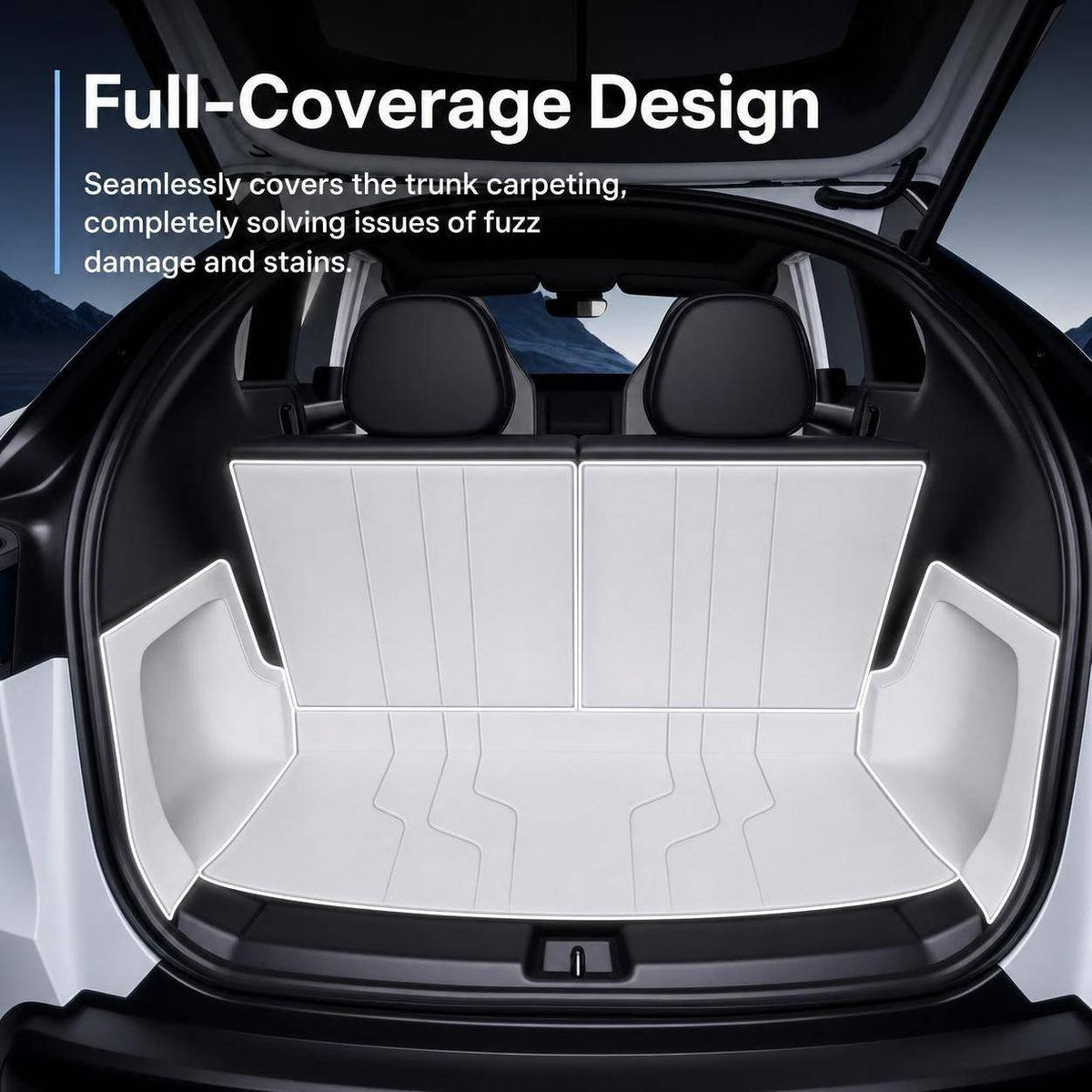 Nappa Leather Trunk Mats for Model YL 6-Seater (5PCS)
