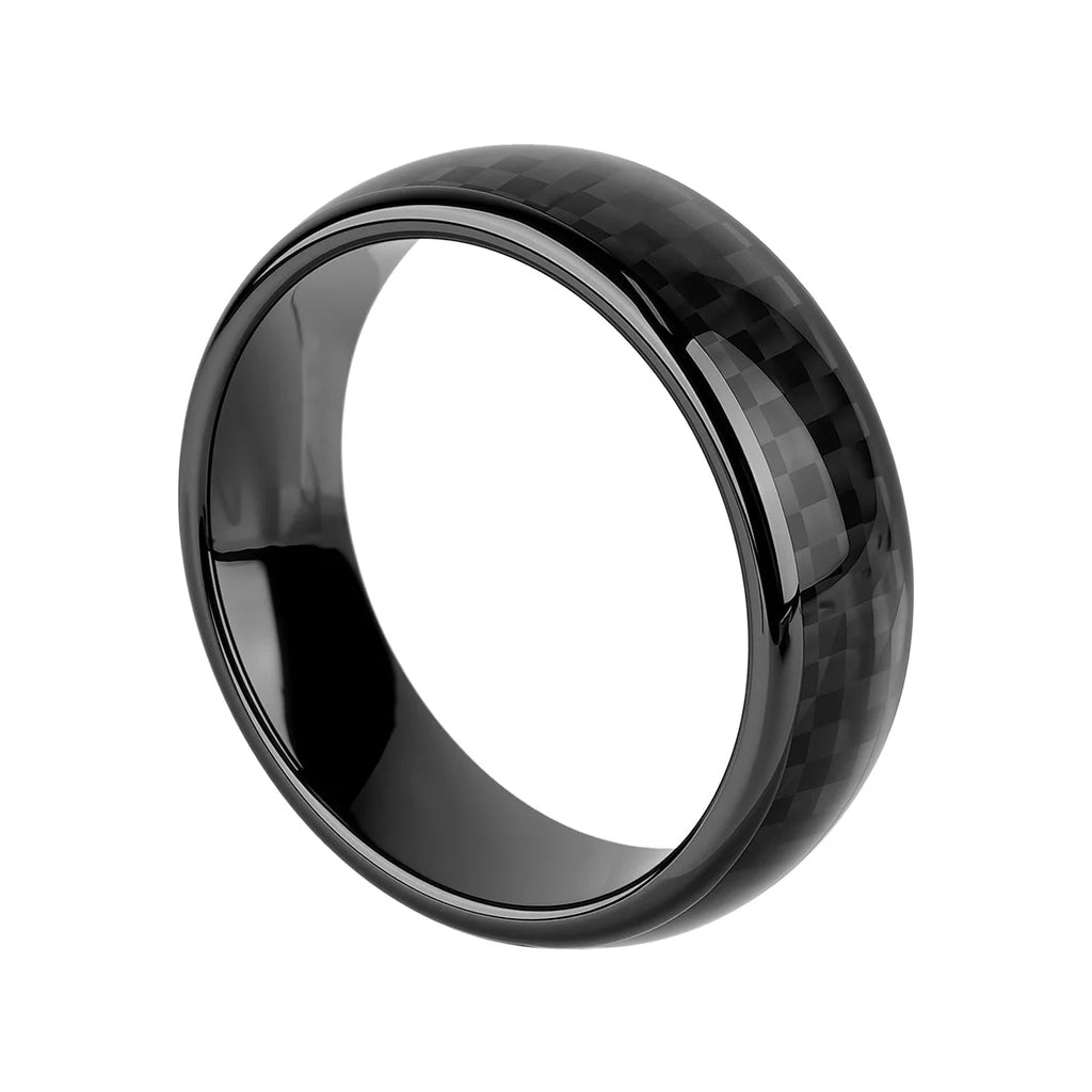 Custom Smart Ring Key for Tesla Model 3 / Y / S / X / Cybertruck Black Plaid