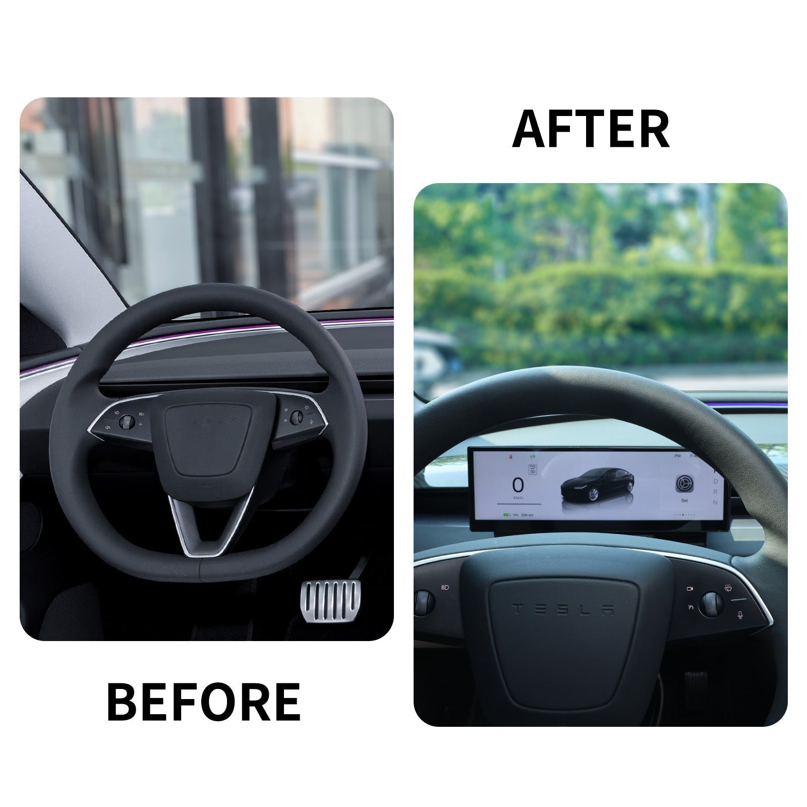 TESKAY 10.88-inch Touchscreen Dashboard Display for Model 3/Y-Teskay