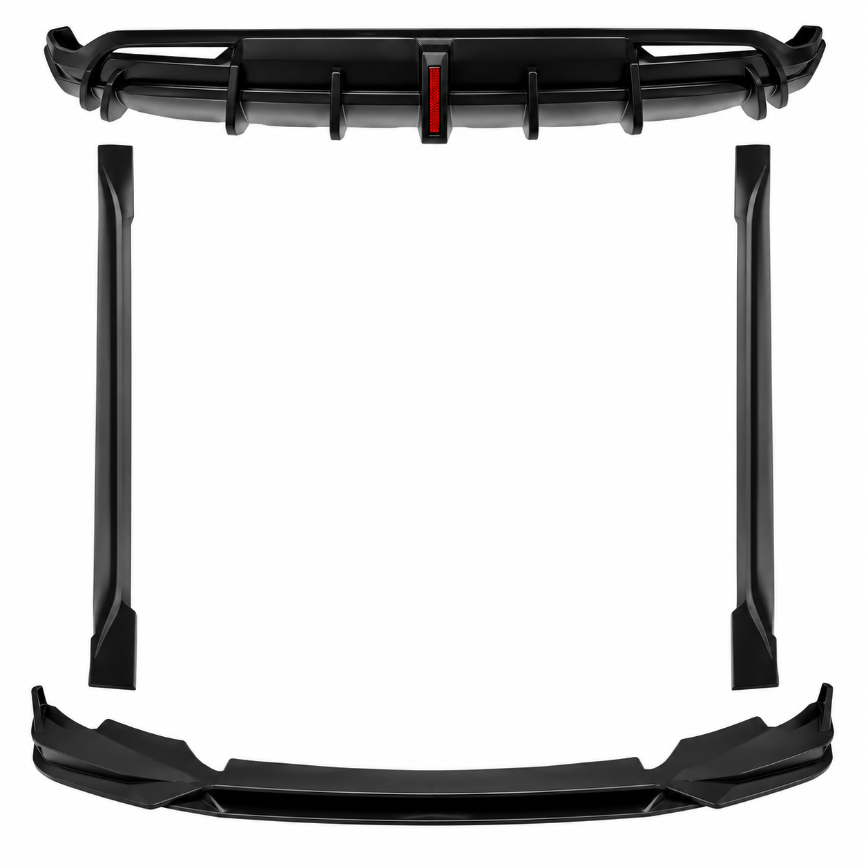 TESKAY Front & Rear Body Kit Lip Spoiler Package for Tesla Model S 2016-2020-Teskay