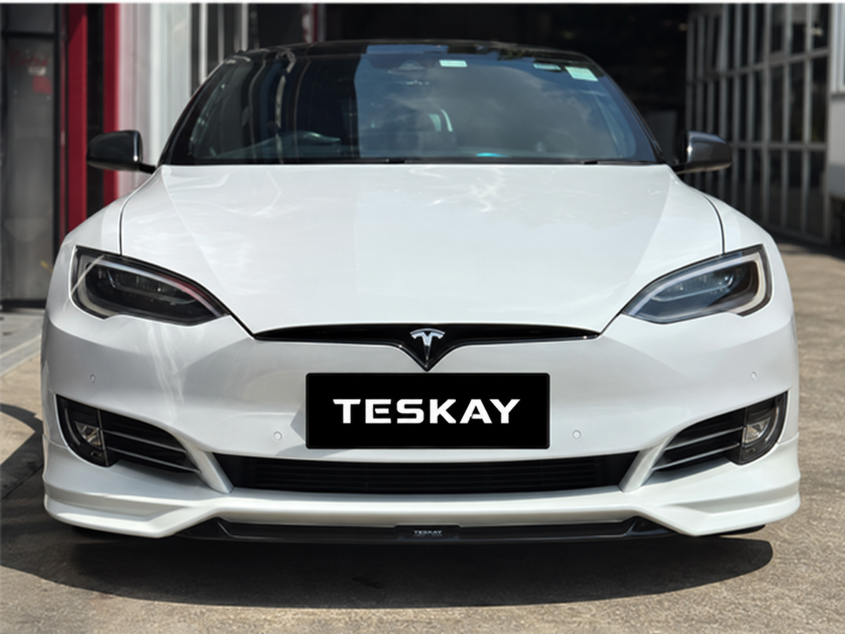 TESKAY Front & Rear Body Kit Lip Spoiler Package for Tesla Model S 2016-2020-Teskay
