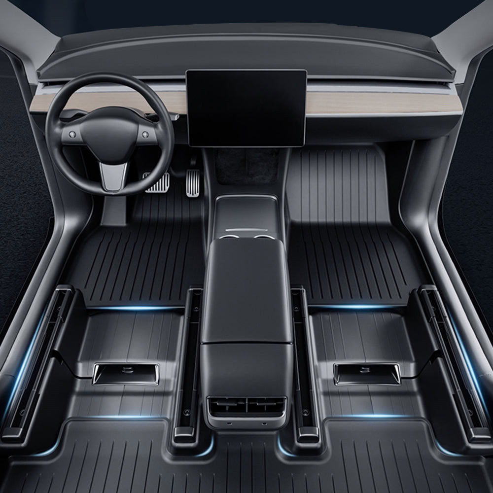 TPE All-Weather Floor Mats for Tesla Model Y / 3 - Teskay