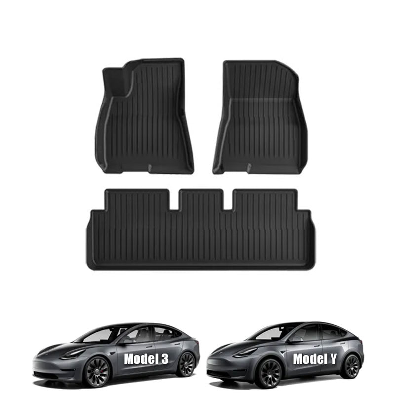 TPE All-Weather Floor Mats for Tesla Model Y / 3 - Teskay
