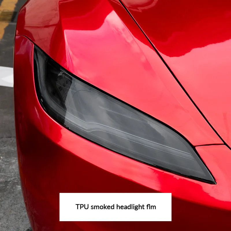 TPU HD Front and Rear Light Protective Film for Tesla Model 3 Highland 2024+