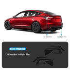 TPU HD Front and Rear Light Protective Film for Tesla Model 3 Highland 2024+
