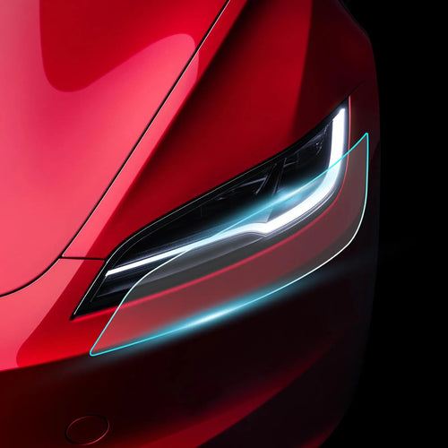 TPU HD Front and Rear Light Protective Film for Tesla Model 3 Highland 2024+