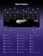 Tesla 8.9 Inch Dashboard Display with Ambient Lighting for Model 3 Highland/Model Y Juniper