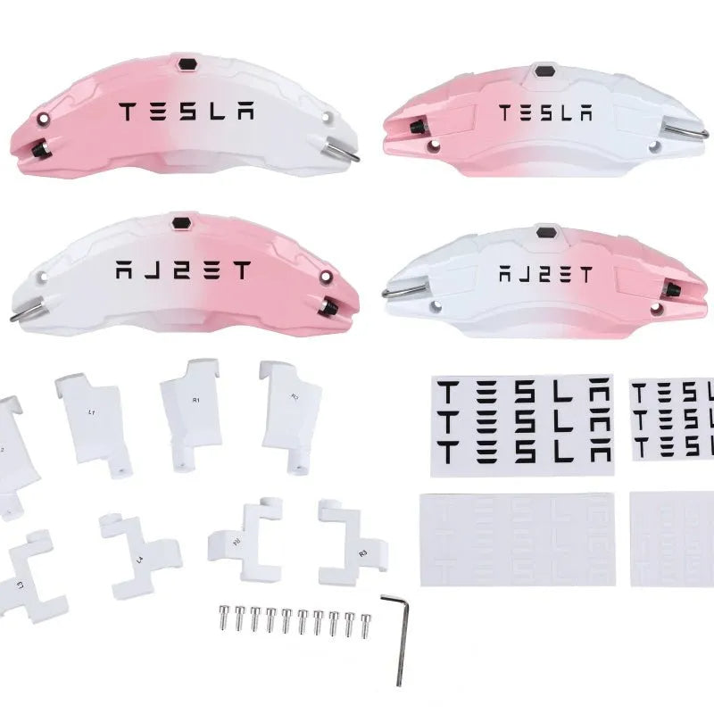 Tesla Brake Caliper Covers for Model 3 & Y – Aluminum Alloy, Fits 18"/19"/20"/21" Wheels-3