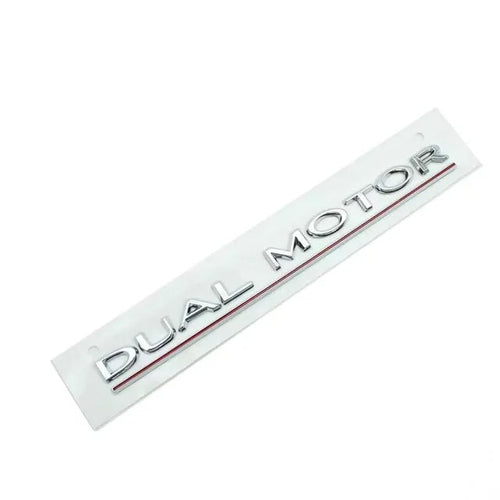 Tesla Car Emblem Silver