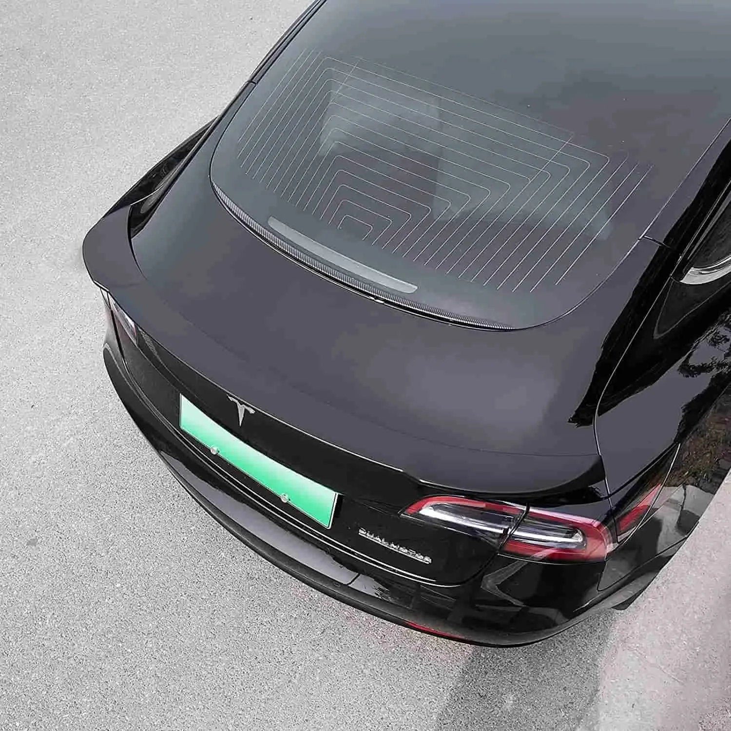 Tesla Carbon Fiber Spoiler Model 3 ABS Plastic