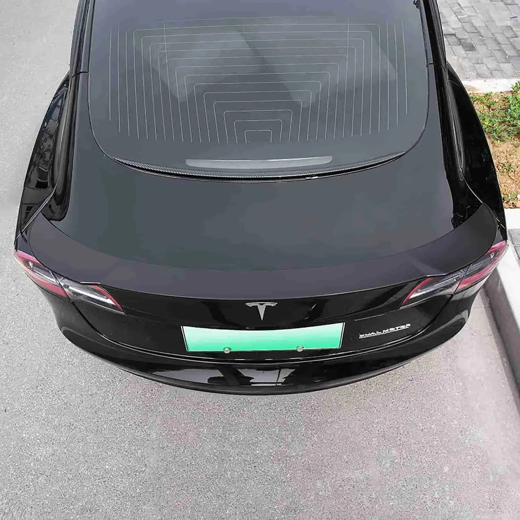 Tesla Carbon Fiber Spoiler Model 3 ABS Plastic
