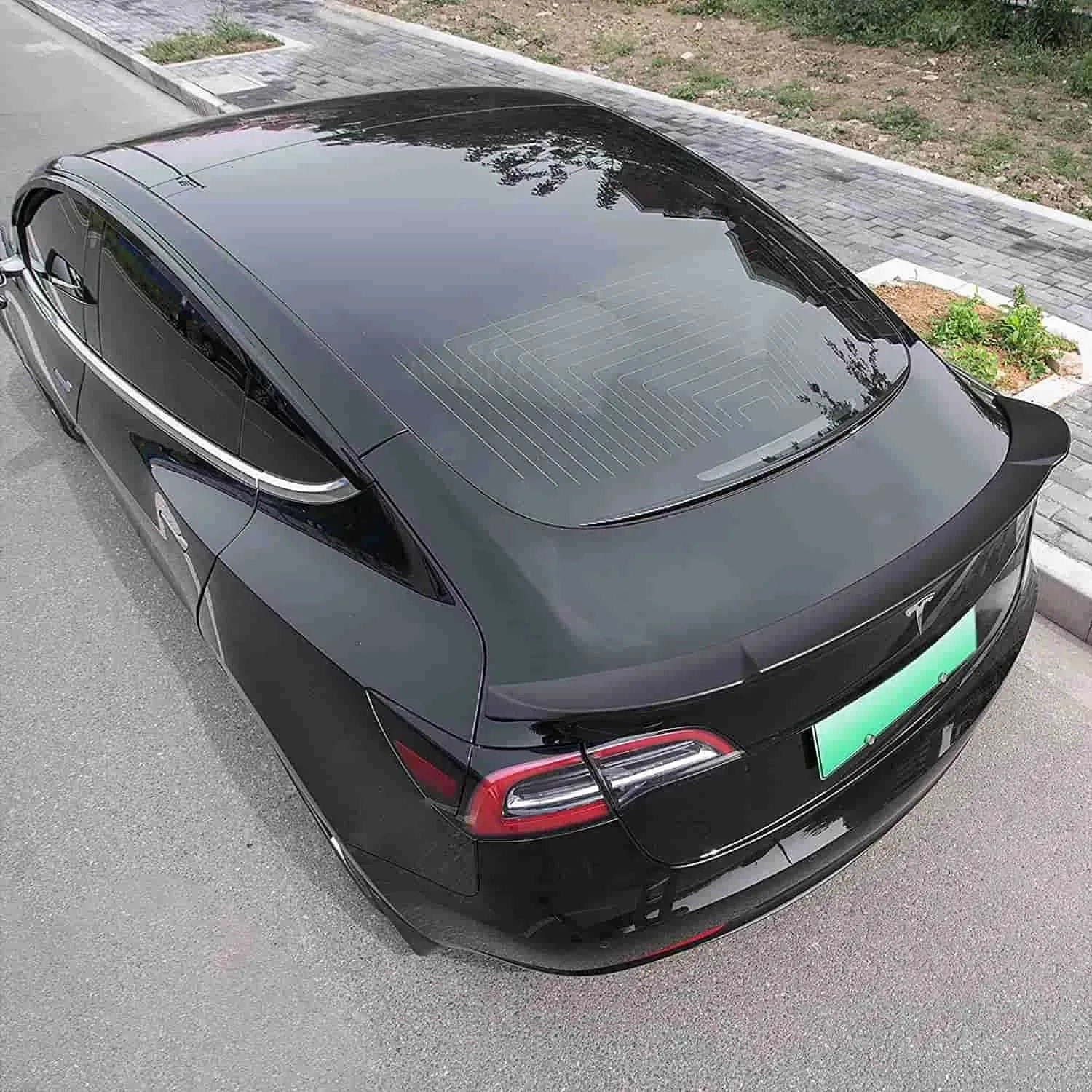 Tesla Carbon Fiber Spoiler Model 3 ABS Plastic