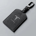 Tesla Card Key Holder – Alcantara Key Case for Model 3/Y/S/X Black