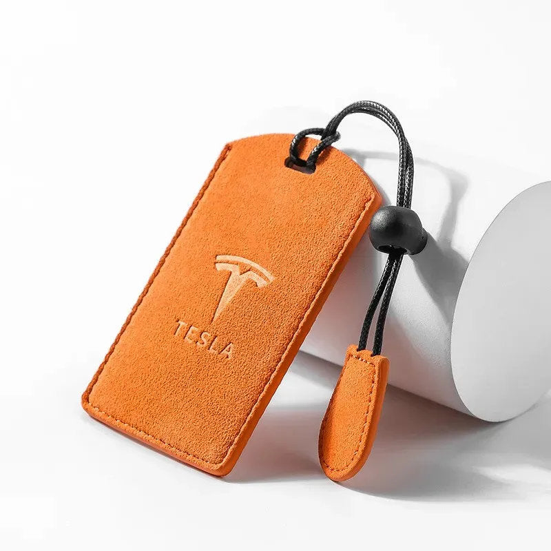 Tesla Key Card Holder for Model 3/Y – Premium Leather Protector Case
