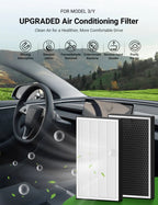 Tesla Model 3 / Model Y Air Filter Replacement – Activated Carbon (2PCS)-2