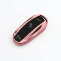 Tesla Model 3/Y Card Key Holder - Precision Fit & Signal Friendly Rose Pink Key ShellKey