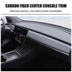 Tesla Model 3/Y Dashboard Cover - Real Molded Carbon Fiber