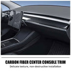 Tesla Model 3/Y Dashboard Cover - Real Molded Carbon Fiber