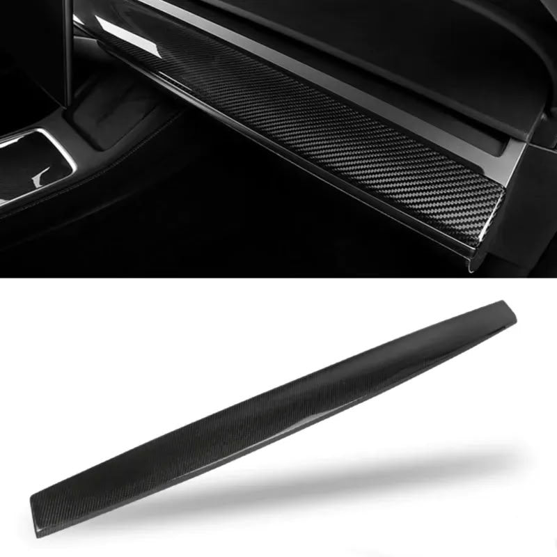 Tesla Model 3/Y Dashboard Cover - Real Molded Carbon Fiber