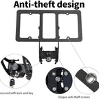 Tesla Model 3/Y Front License Plate Holder Frame With Lock (2021-2023)