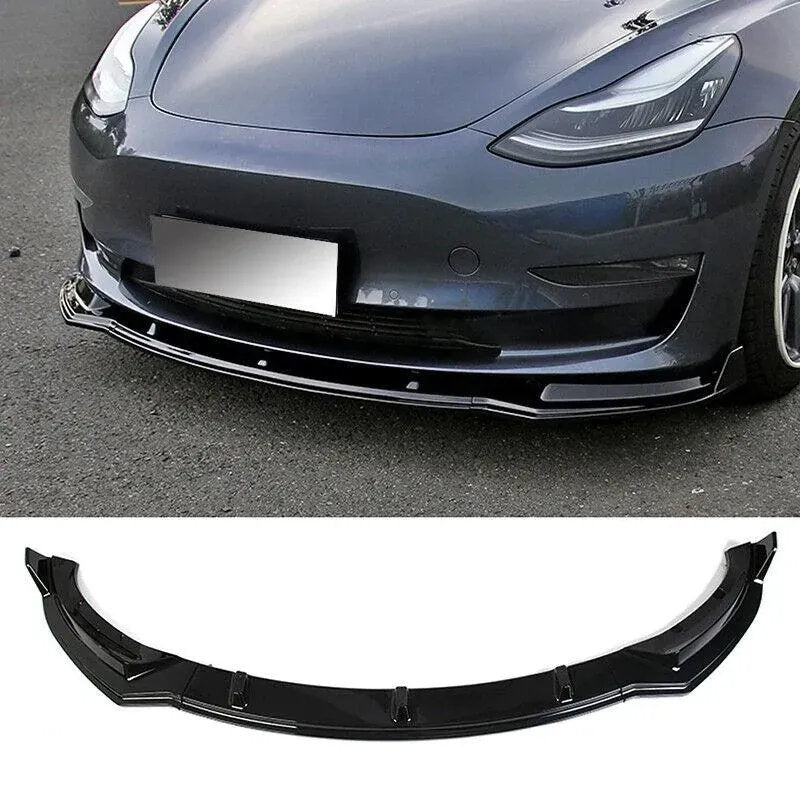 Tesla Model 3/Y Front Lip ABS Painted Spoiler (2019-2024)