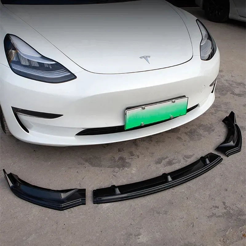 Tesla Model 3/Y Front Lip ABS Painted Spoiler (2019-2024)