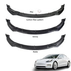 Tesla Model 3/Y Front Lip ABS Painted Spoiler (2019-2024)