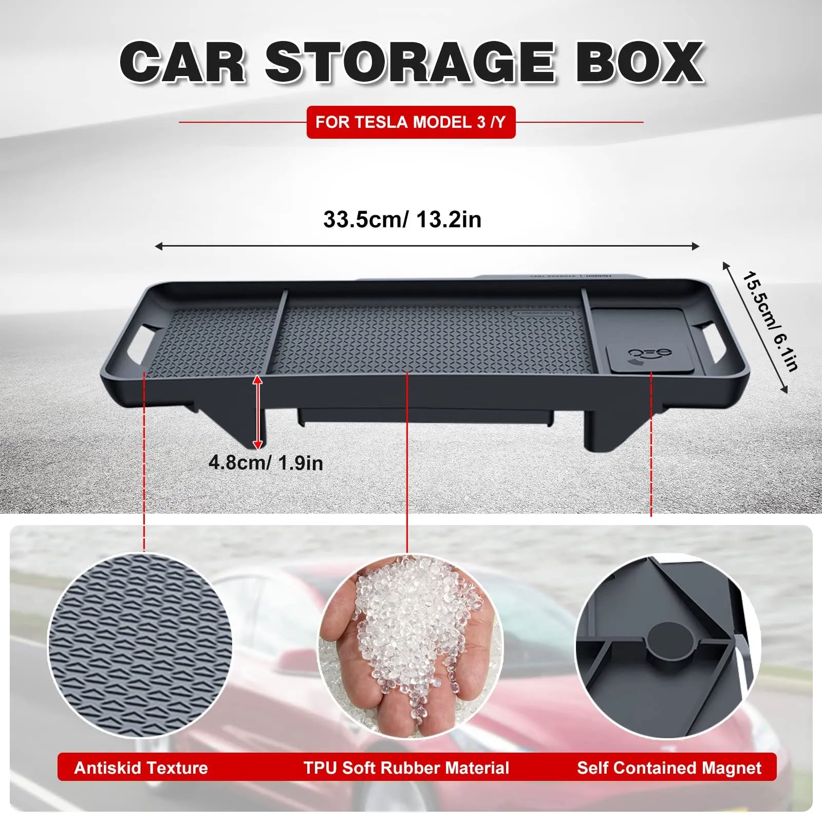 Tesla Model 3/Y Hidden Dashboard Storage Tray