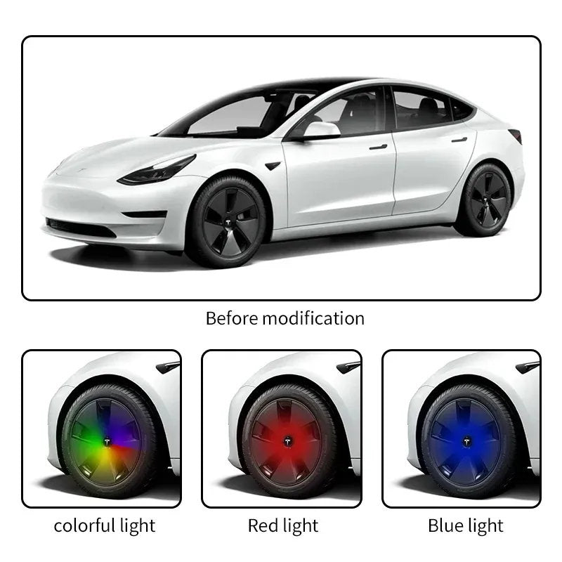 Tesla Model 3 Floating Cap (4pcs)
