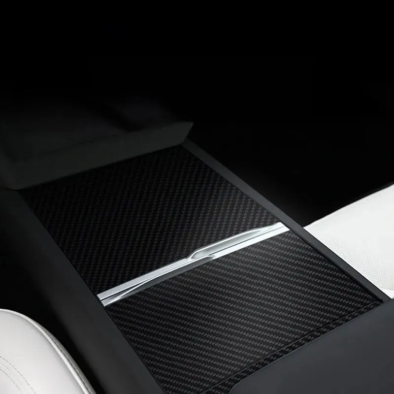 Tesla Model 3 Highland / Model Y Juniper Carbon Fiber Center Console Cover-5