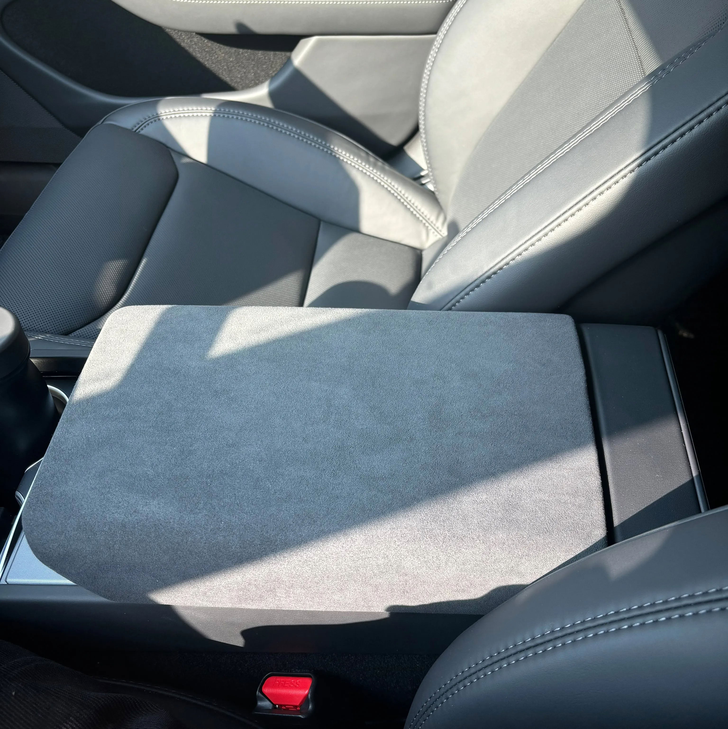 Tesla Model 3 Highland / Y Juniper Suede Armrest Cover & Interior Trim Kit (5-Piece)-8
