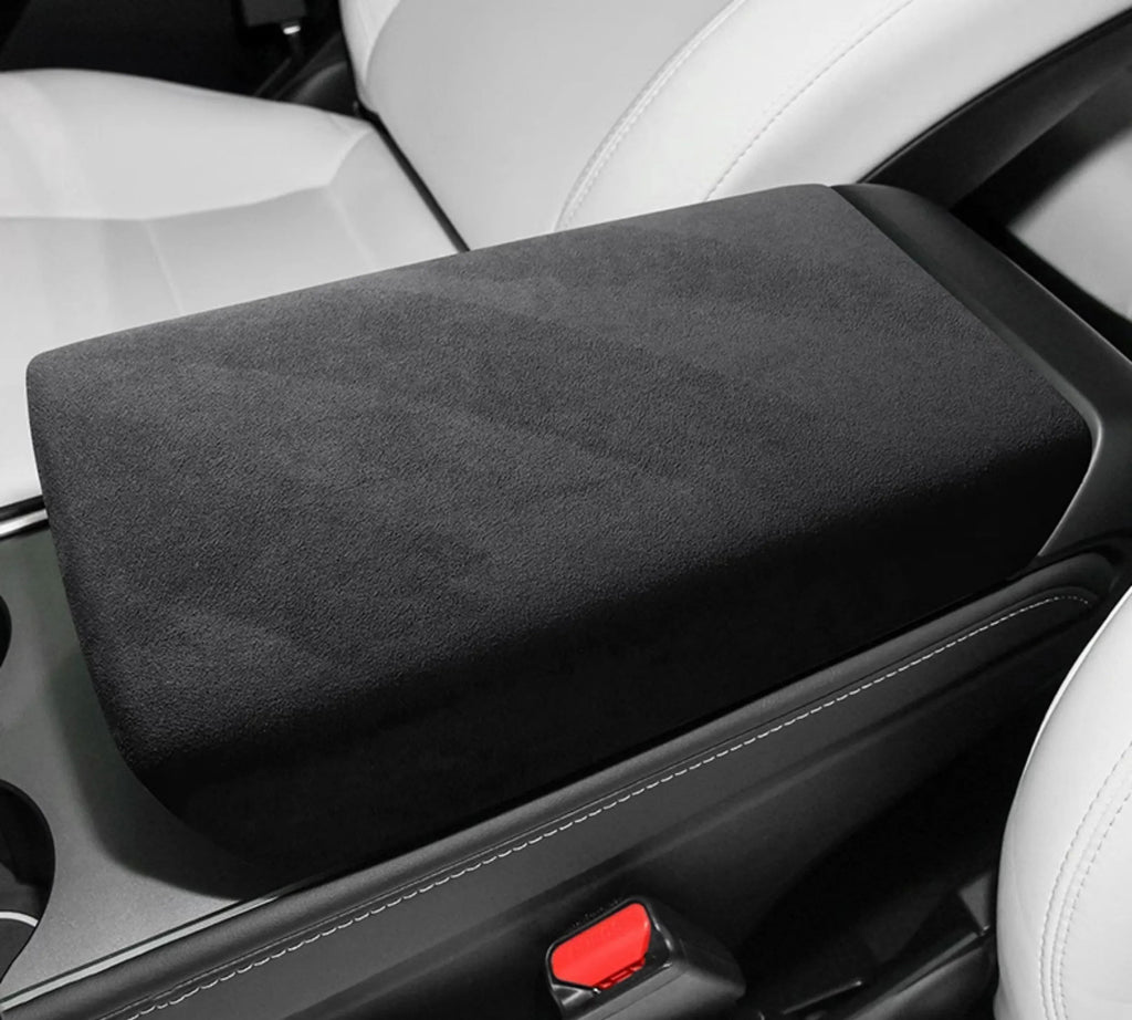 Tesla Model 3 Highland / Y Juniper Suede Armrest Cover & Interior Trim Kit (5-Piece)