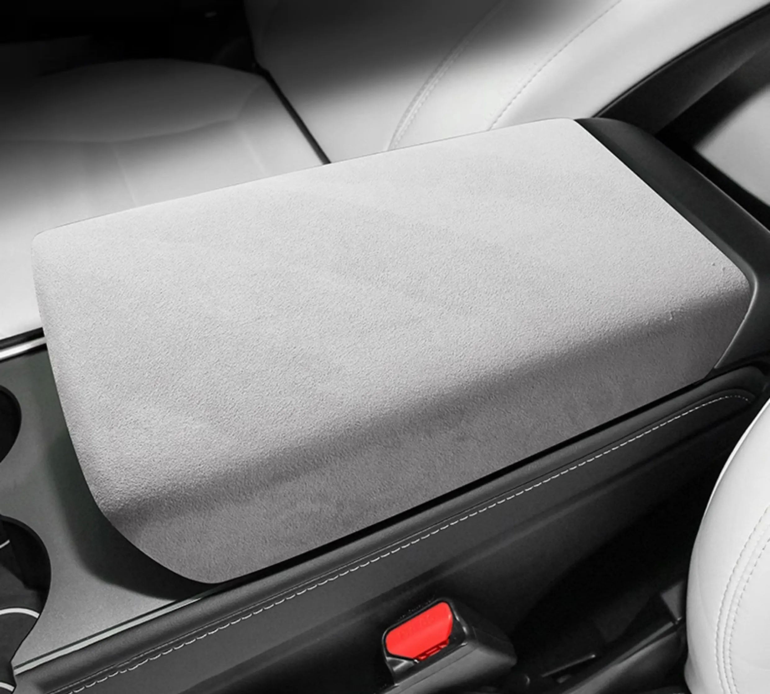 Tesla Model 3 Highland / Y Juniper Suede Armrest Cover & Interior Trim Kit (5-Piece)-4