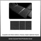 Tesla Model 3 Highland / Y Juniper Suede Armrest Cover & Interior Trim Kit (5-Piece)-2